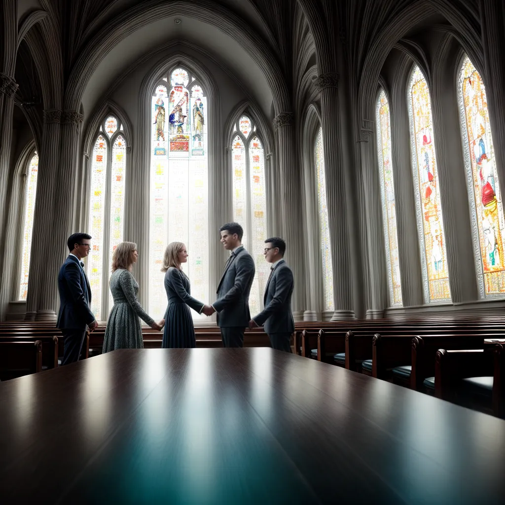 Fotos familia igreja sol janelas criancas