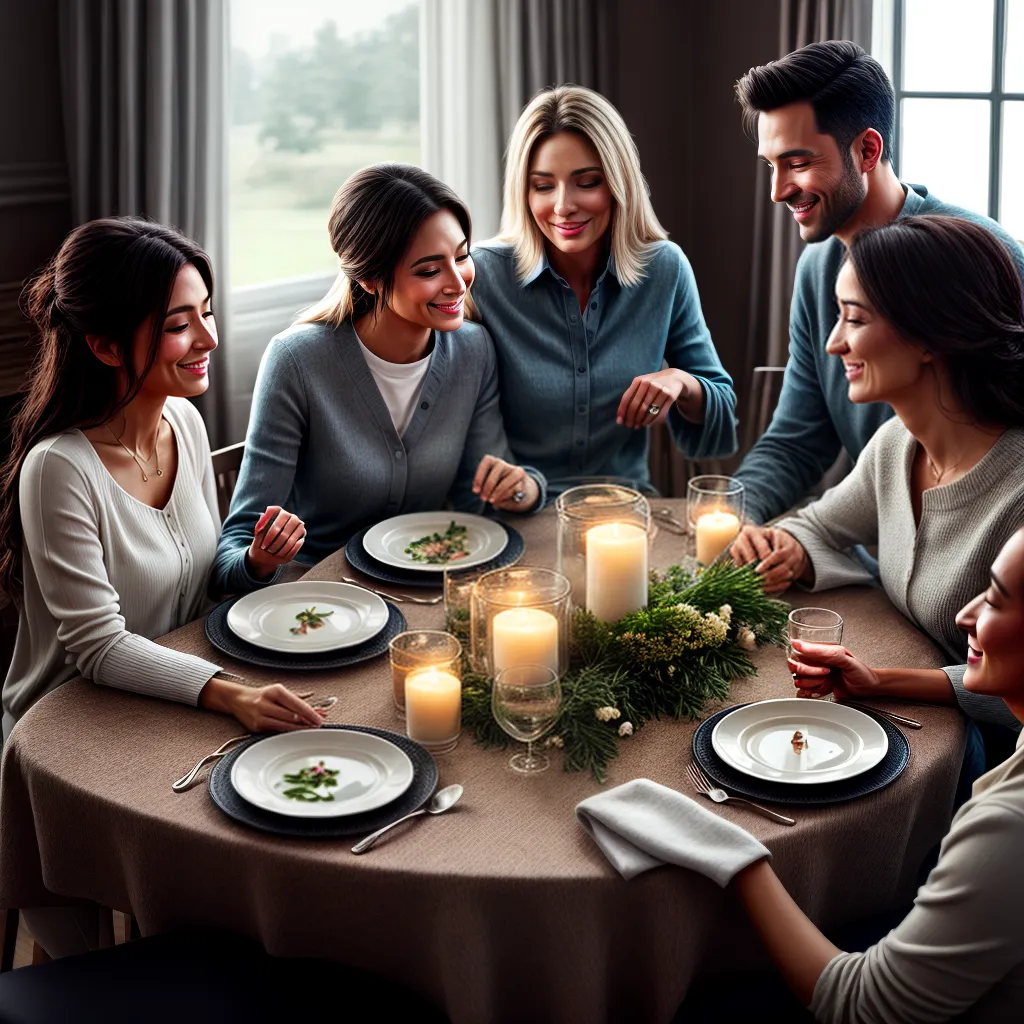 Por que a bondade é um valor fundamental na família cristã 8 Fotos familia jantar generosidade amor