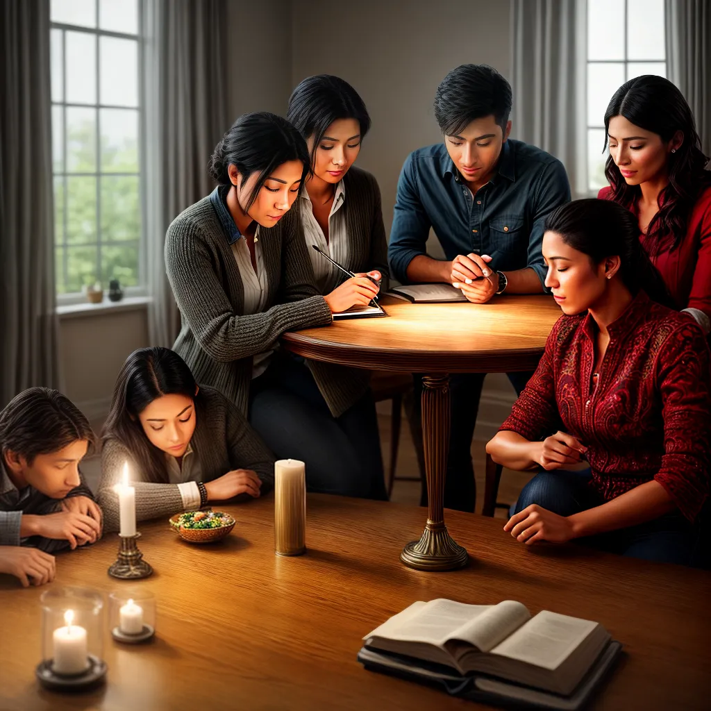 Por que a Devoção Diária é Importante para a Família Cristã 7 Fotos familia oracao biblia juntos fe