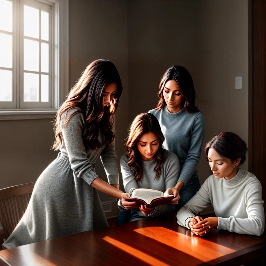 Oração em Família: Como Fortalecer a Fé em Jesus 9 Fotos familia oracao biblia luz 1