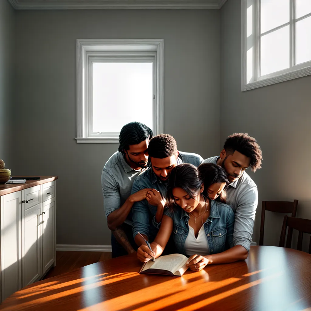 Crescendo em Cristo: como fortalecer a fé em família 9 Fotos familia oracao biblia sol