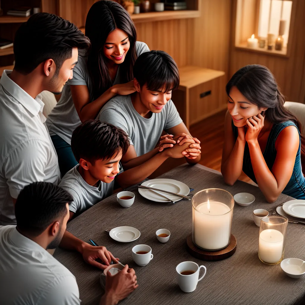 Como fortalecer a comunhão cristã em família 8 Fotos familia oracao biblia vela 10