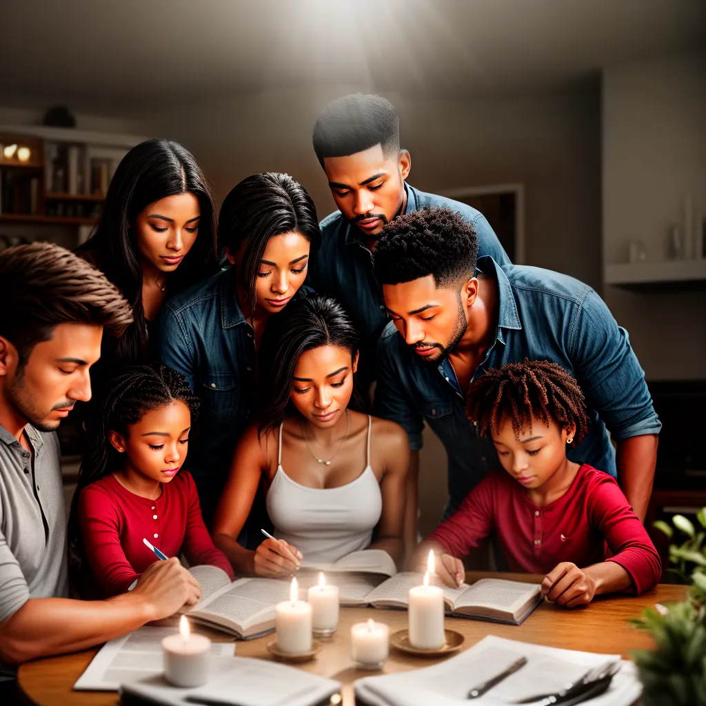 Por que a Devoção Diária é Importante para a Família Cristã 6 Fotos familia oracao biblia vela 2