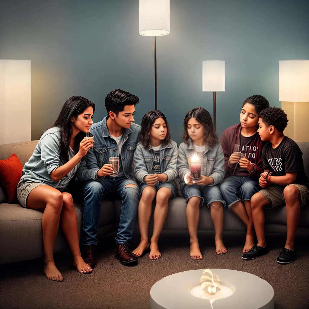 Fotos familia oracao biblia velas amor