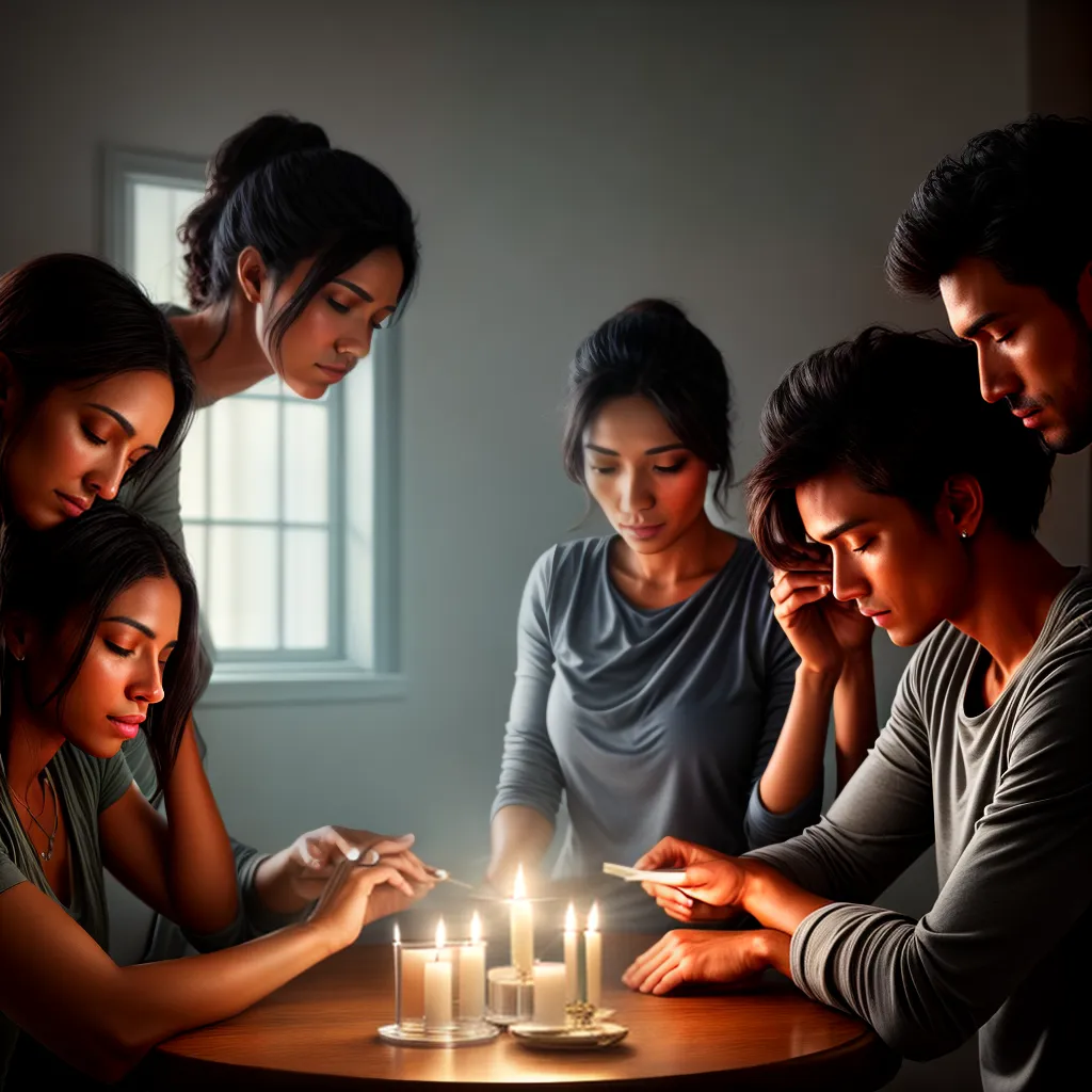 Como criar um lar santo através da adoração em família. 7 Fotos familia oracao casa fe cruz