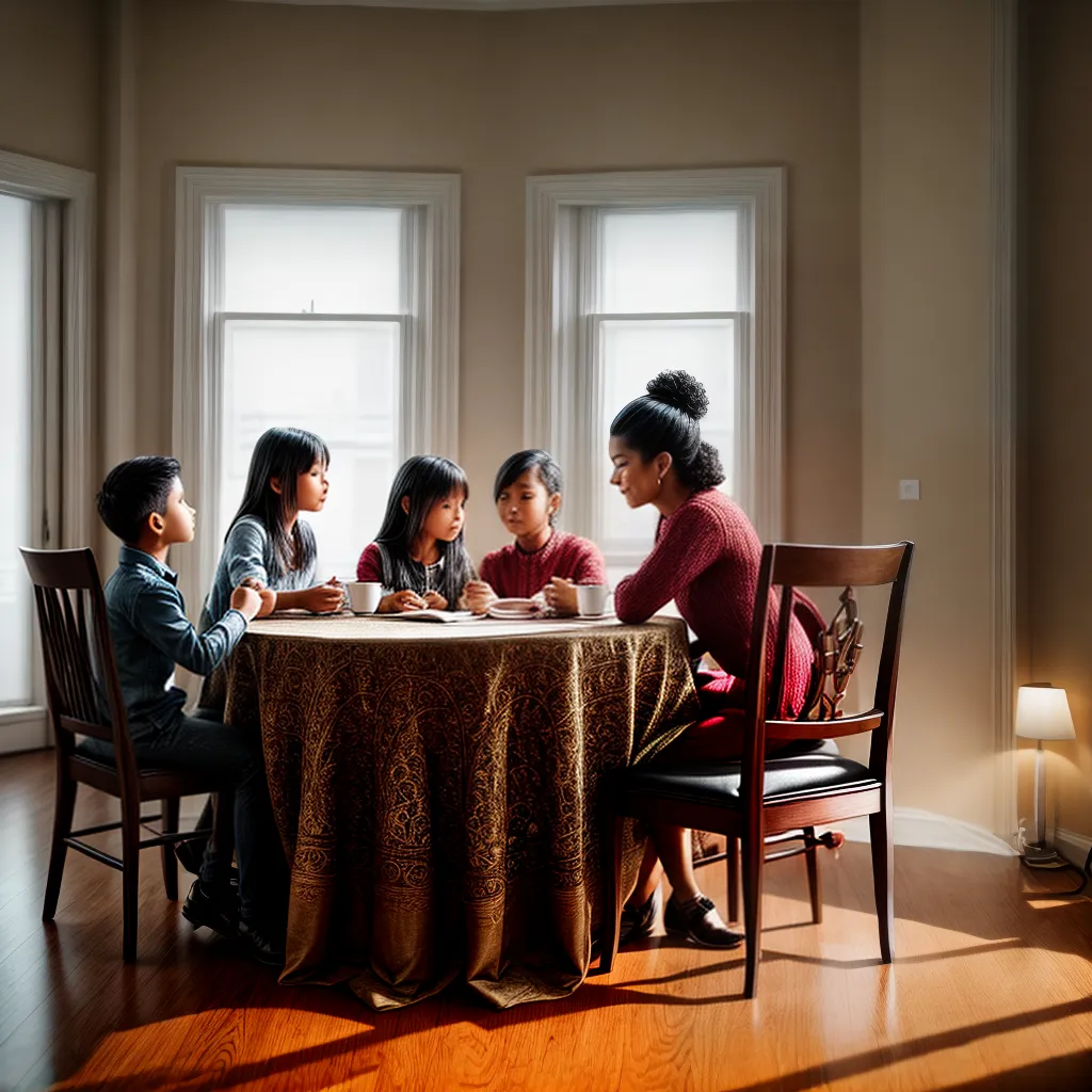 Como encorajar os fiéis a educar seus filhos na palavra de Deus. 9 Fotos familia oracao discussao biblia