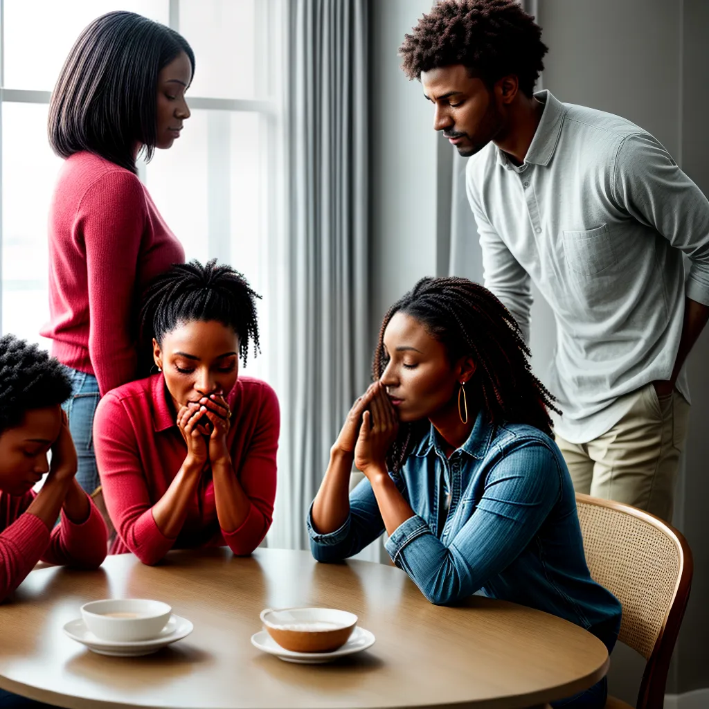 Como fortalecer a fé em família através da oração 7 Fotos familia oracao mesa amor 1