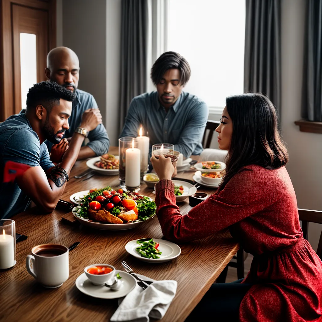 Fotos familia oracao submissao crista