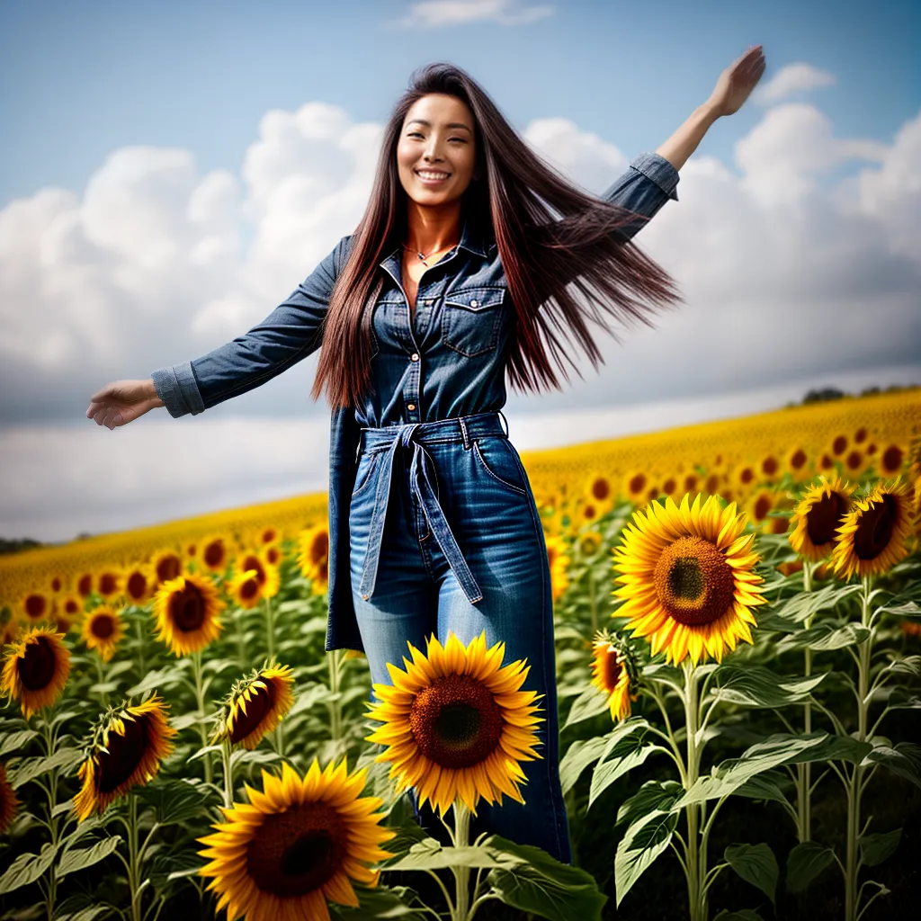 Fotos fe campo girassol alegria