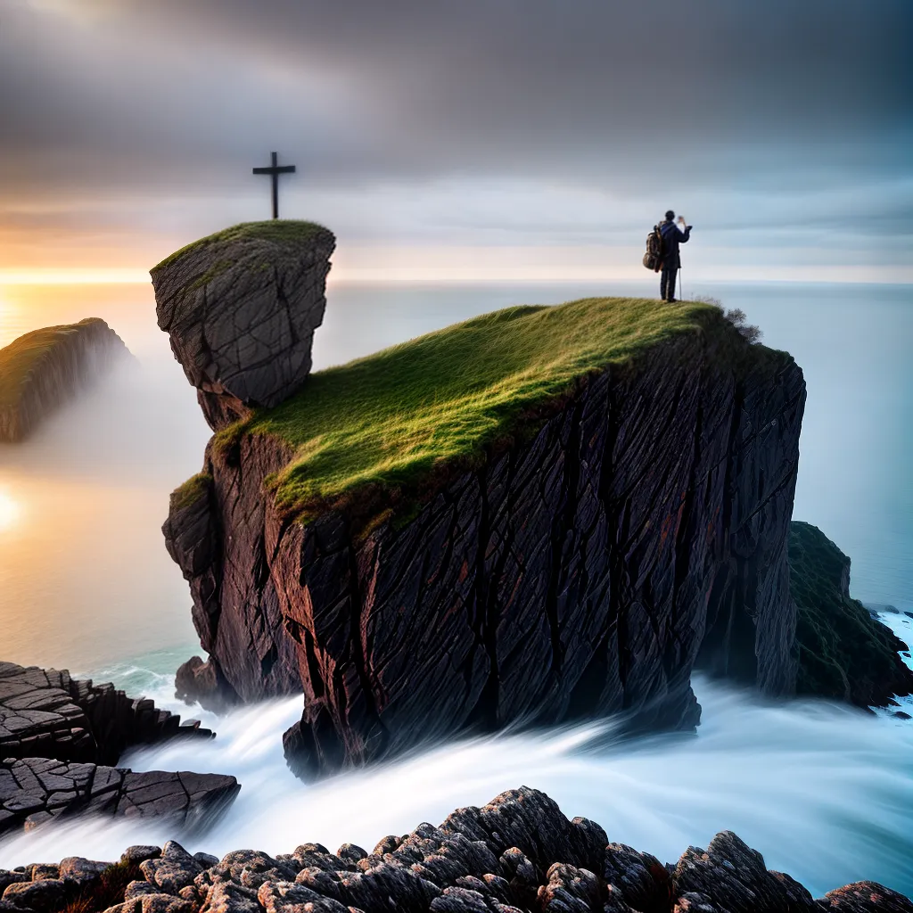 Perseverança Cristã: Como Manter a Fé Forte em Tempos Difíceis. 9 Fotos fe cliff temporal determinacao