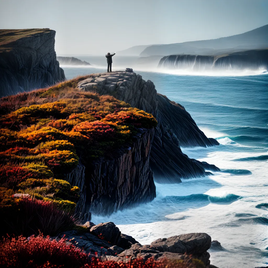 Fotos fe cliff vento onda oracao