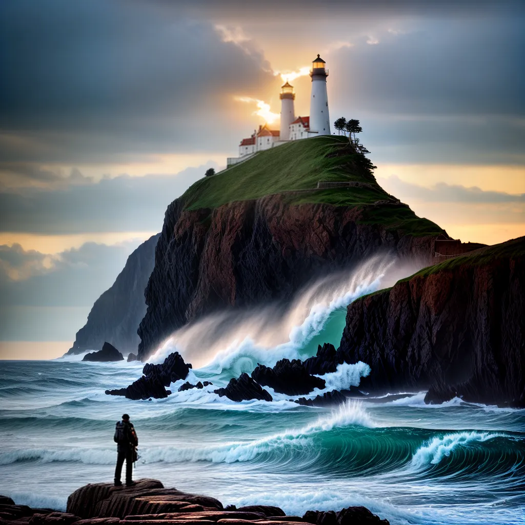 Como defender a fé cristã em um mundo secular 9 Fotos fe pedra tempestade mar farol