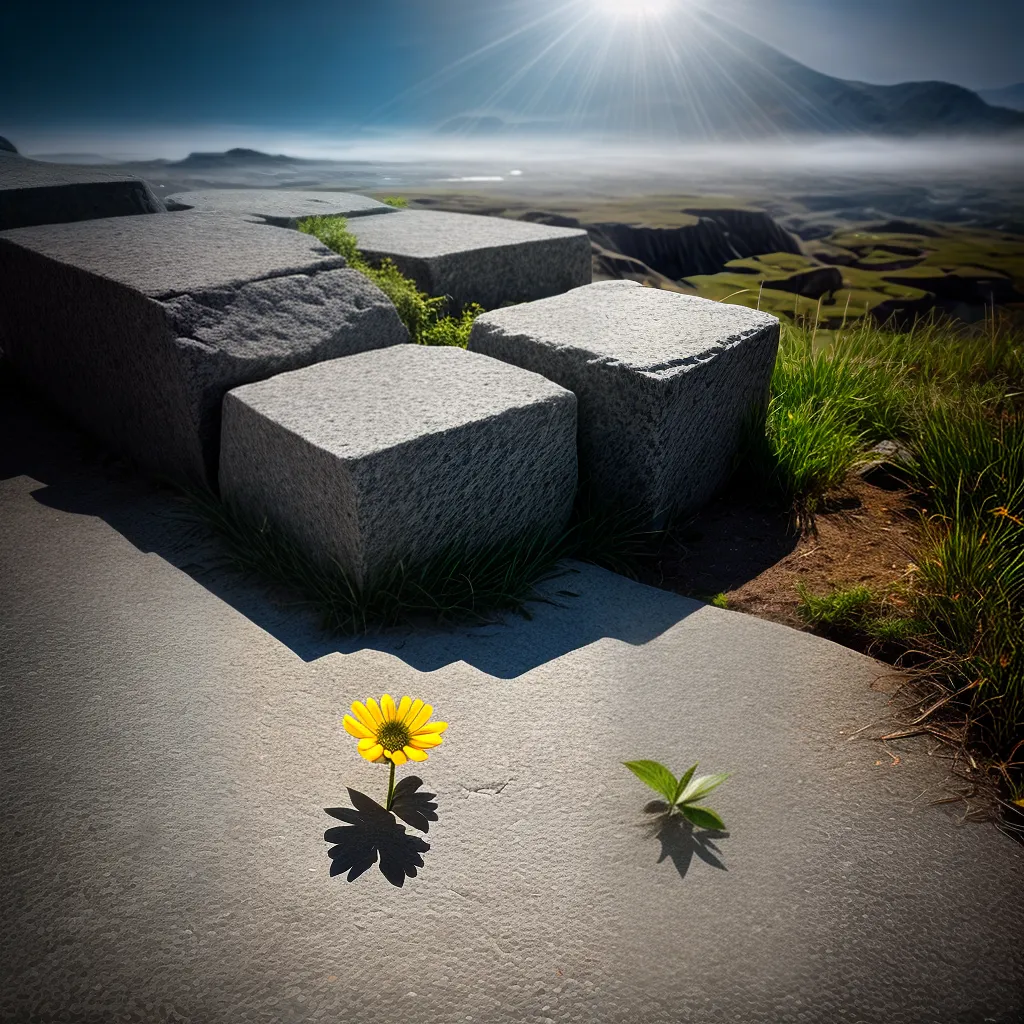 Como manter a esperança em tempos difíceis 6 Fotos flor concreto rachado sol
