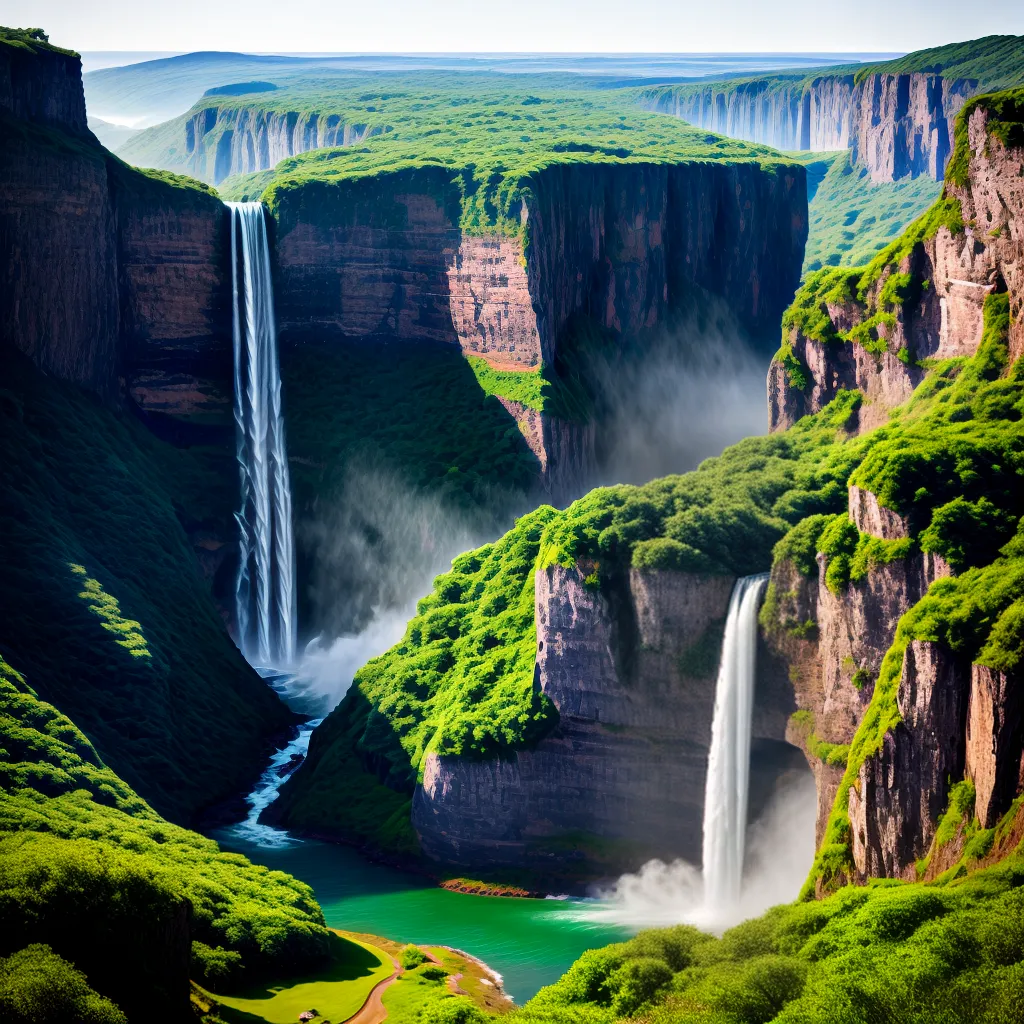 Preservação da natureza: a importância da biodiversidade e da energia renovável 9 Fotos floresta cachoeira energia renovavel