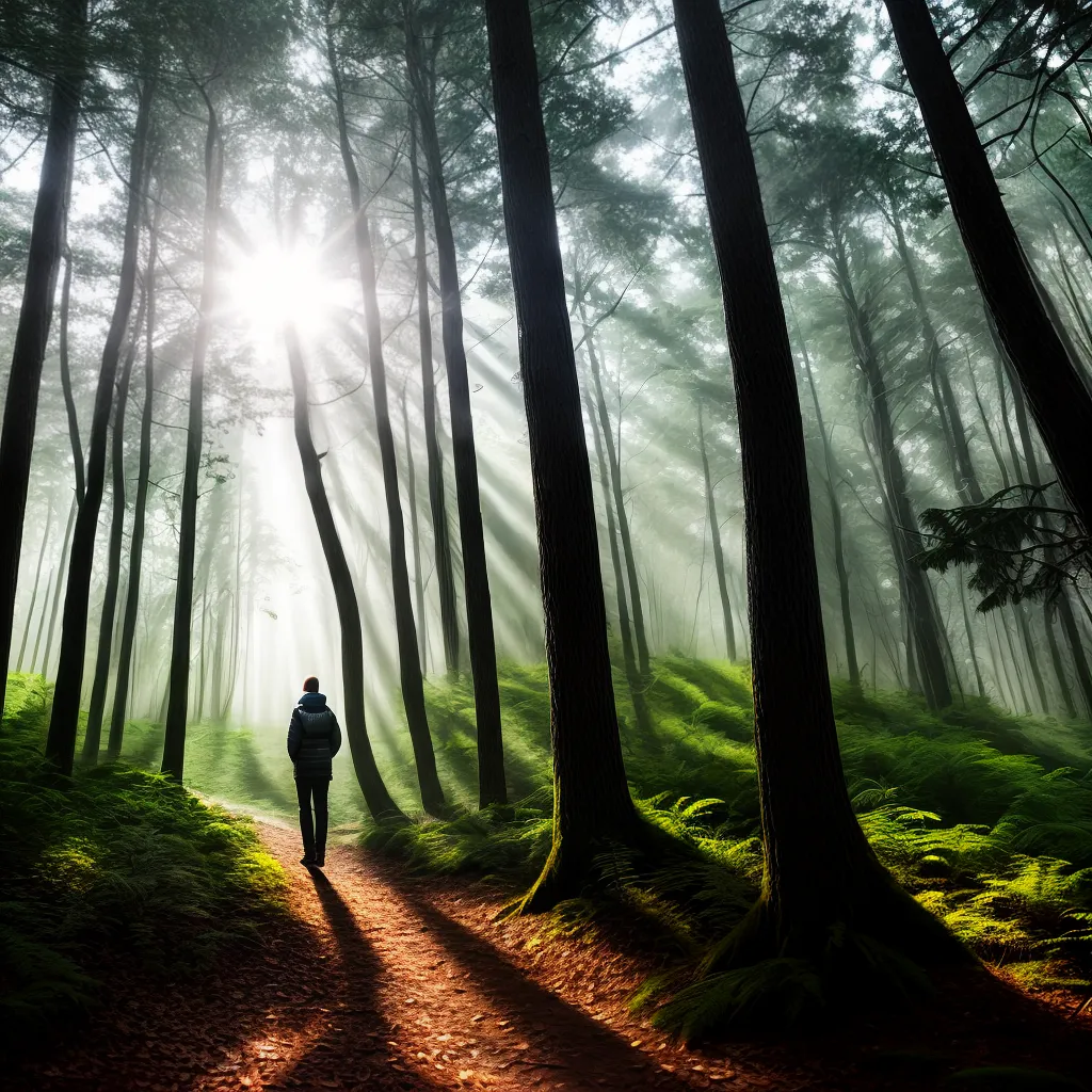Fotos floresta raio luz tristeza esperanca