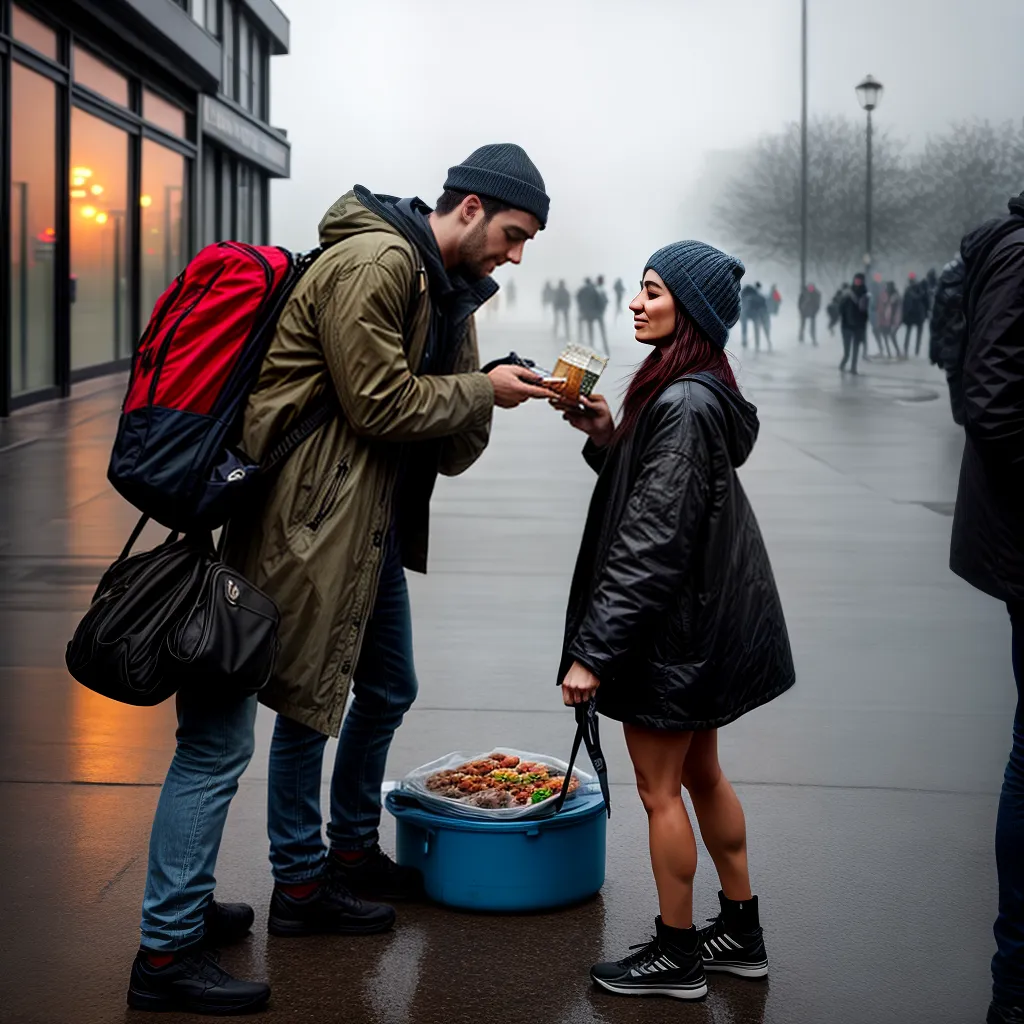 Fotos generosidade compaixao alimentacao morador de rua