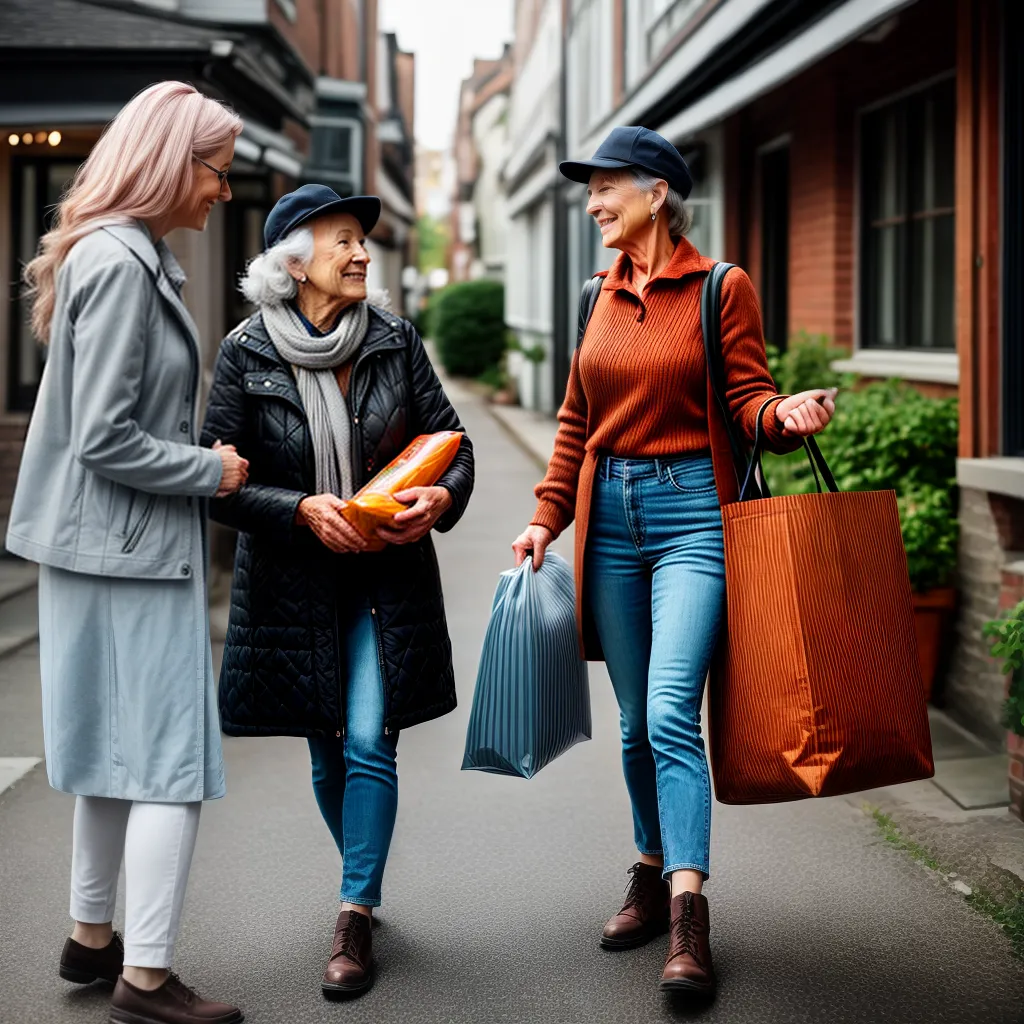 Fotos gentileza acao ajuda idoso vizinhanca