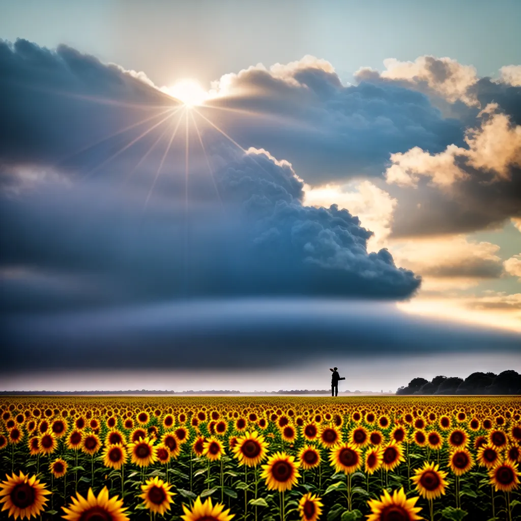 Fotos girassol positividade resiliencia