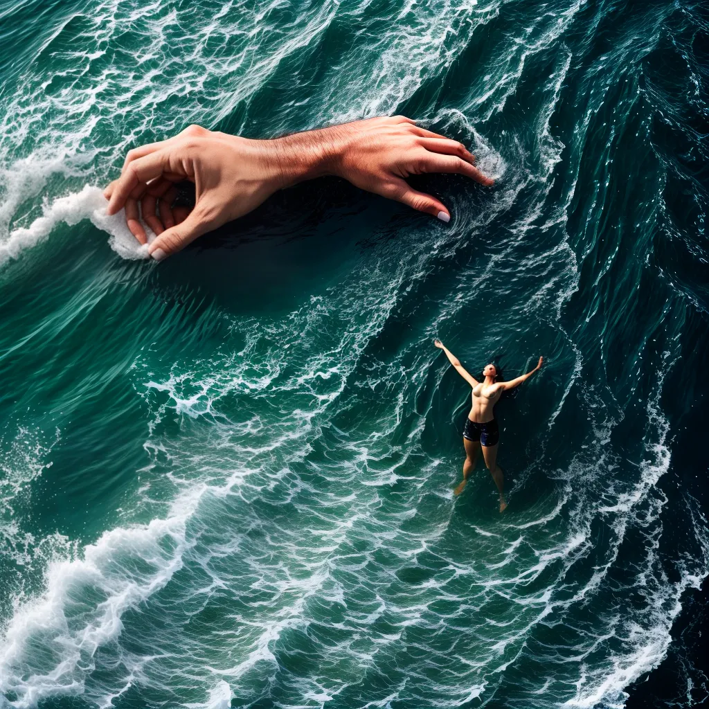 Por que a graça é essencial para a salvação 6 Fotos graca salvacao mao oceano