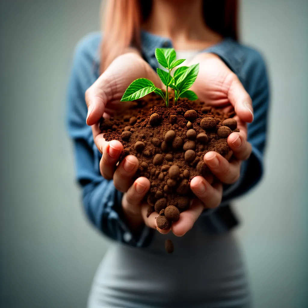 Como cultivar a gratidão em tempos difíceis de sobrevivência e serviço cristão 8 Fotos gratidao cultivo planta maos solo