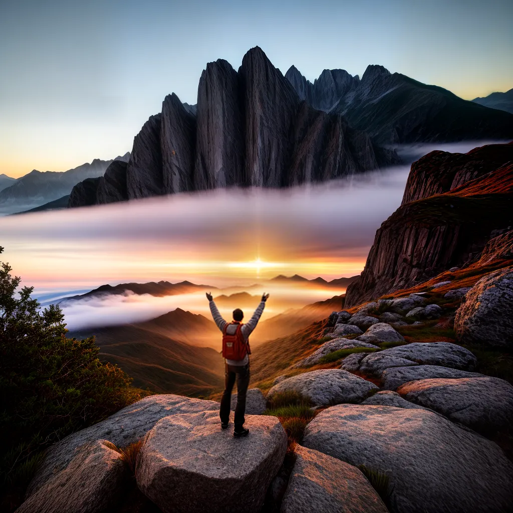 Como a gratidão pode levar à restauração espiritual 9 Fotos gratidao por do sol montanha 5