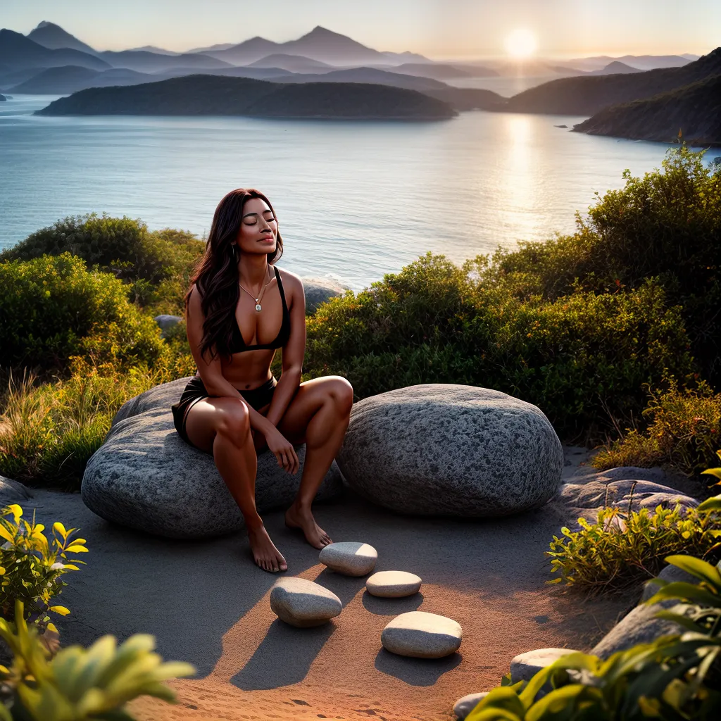 Como a gratidão pode trazer paz interior e evolução espiritual. 6 Fotos gratidao praia por do sol pedras