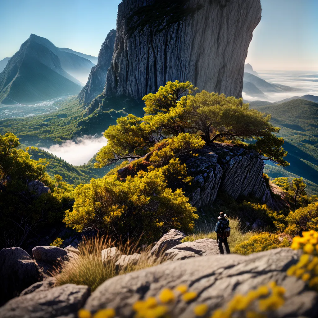 Fotos gratidao sol montanha lideranca