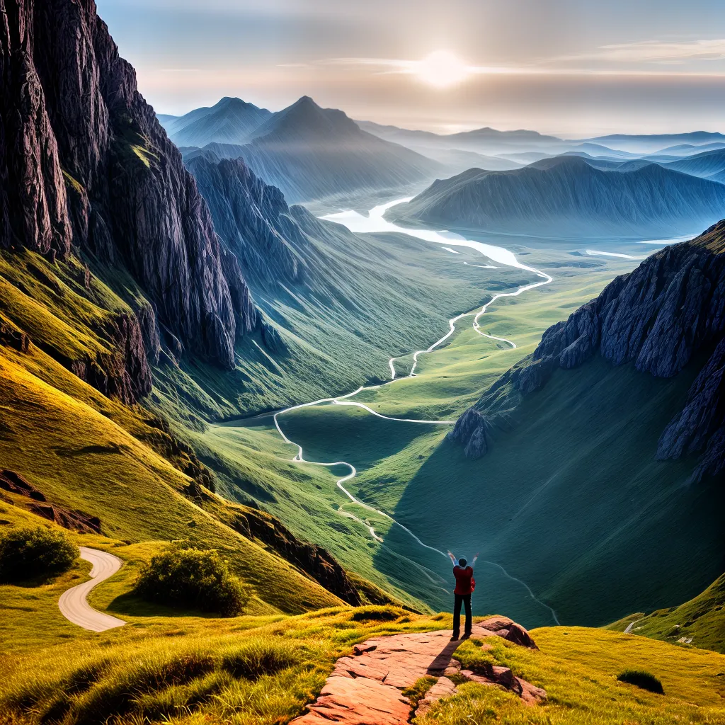 Como a gratidão pode levar à restauração espiritual 6 Fotos gratidao sol montanha paisagem 1