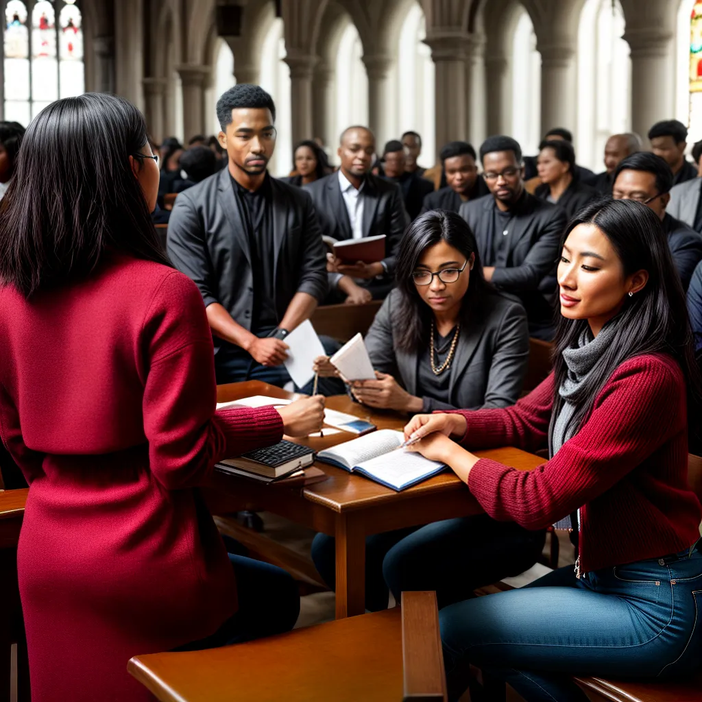 Capacitação em evangelismo: como fortalecer sua fé. 6 Fotos grupo biblia discussao comunidade fe