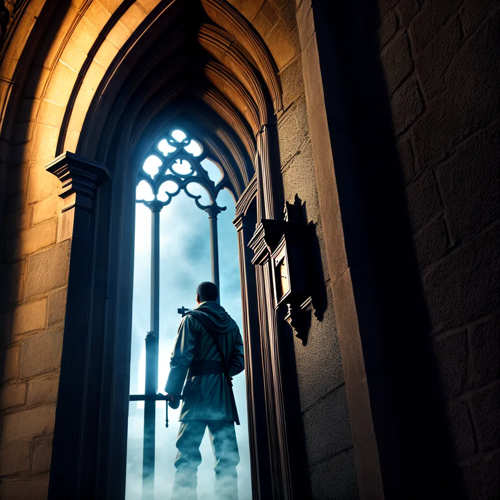 Fotos guardiao igreja luz sombra