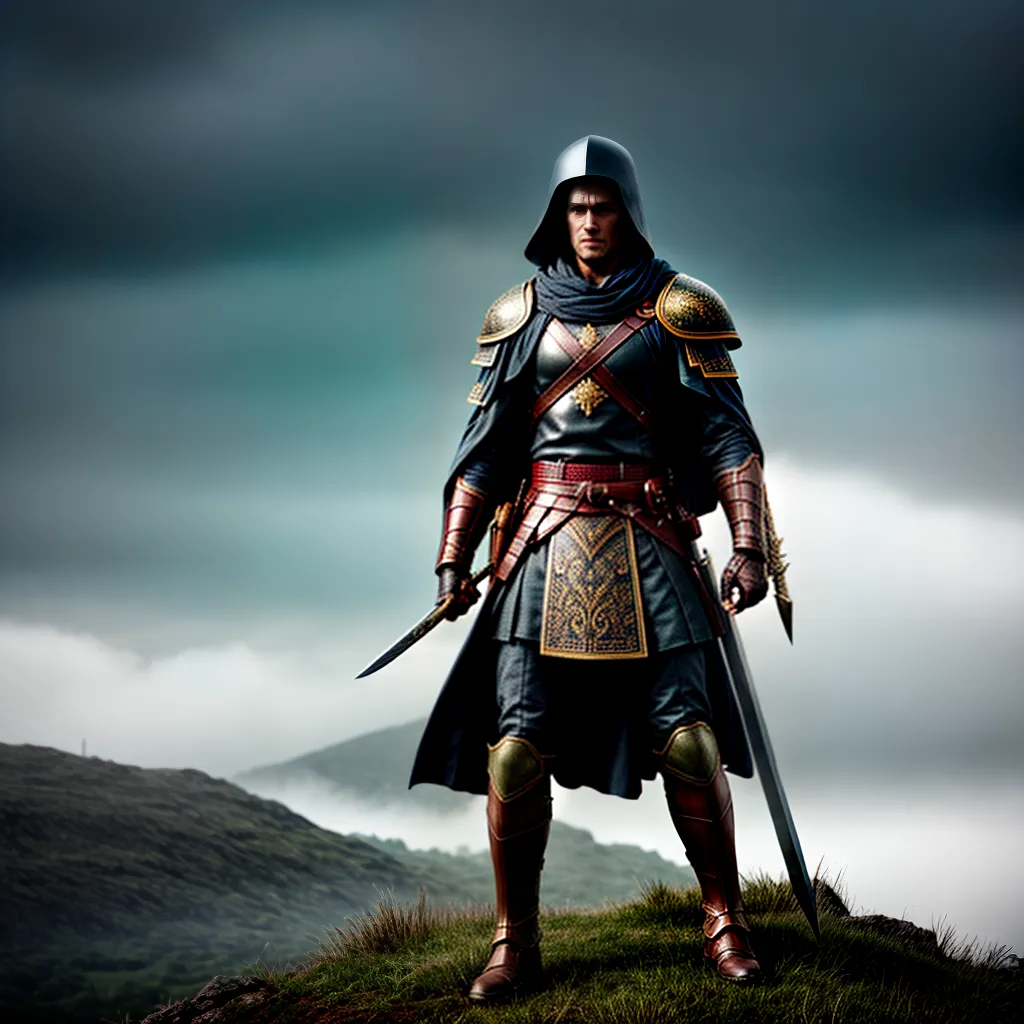 Como ser um Guerreiro da fé em tempos difíceis 8 Fotos guerreiro fe tempestade montanha espada escudo