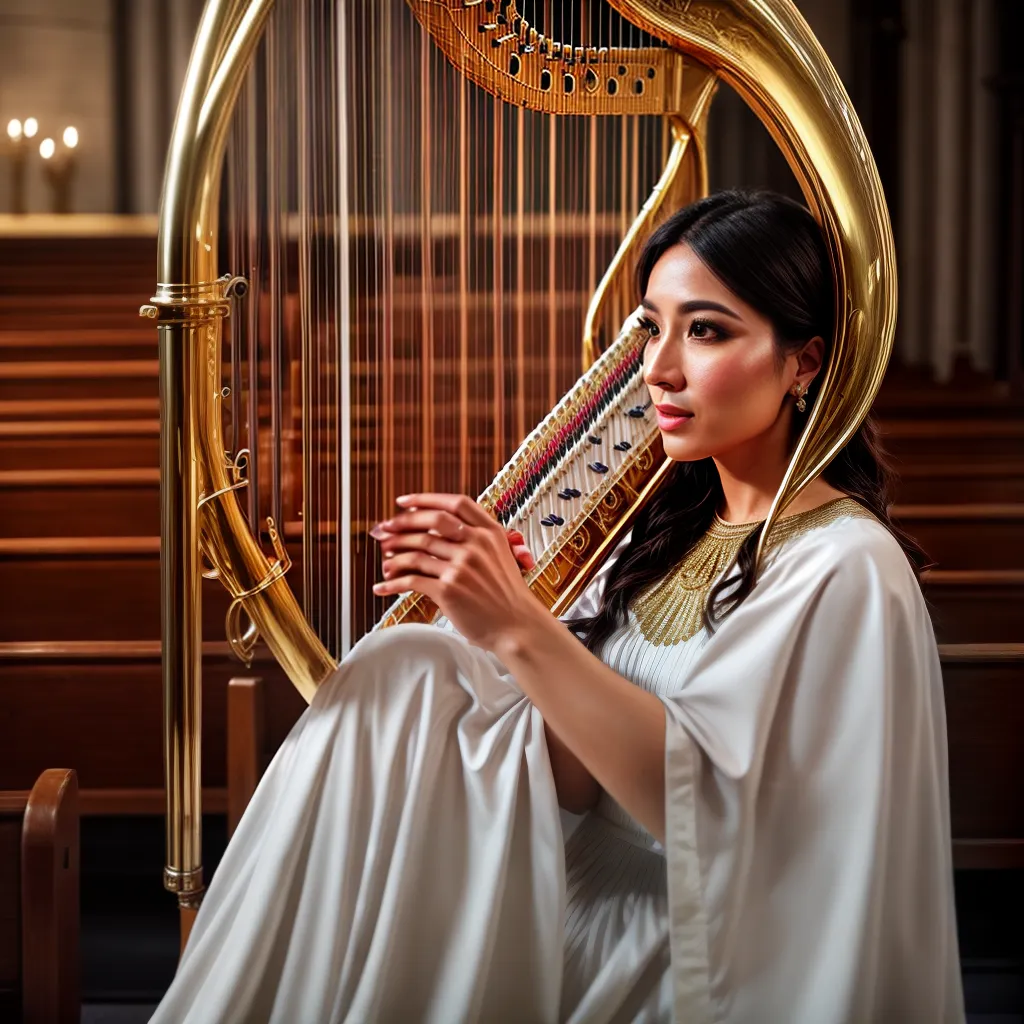 Por que a harpa cristã é um instrumento importante na adoração 6 Fotos harpacrista igreja cantoria espiritual