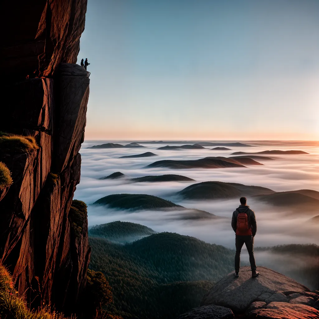 Fotos horizonte cliff amanhecer crepusculo esperanca
