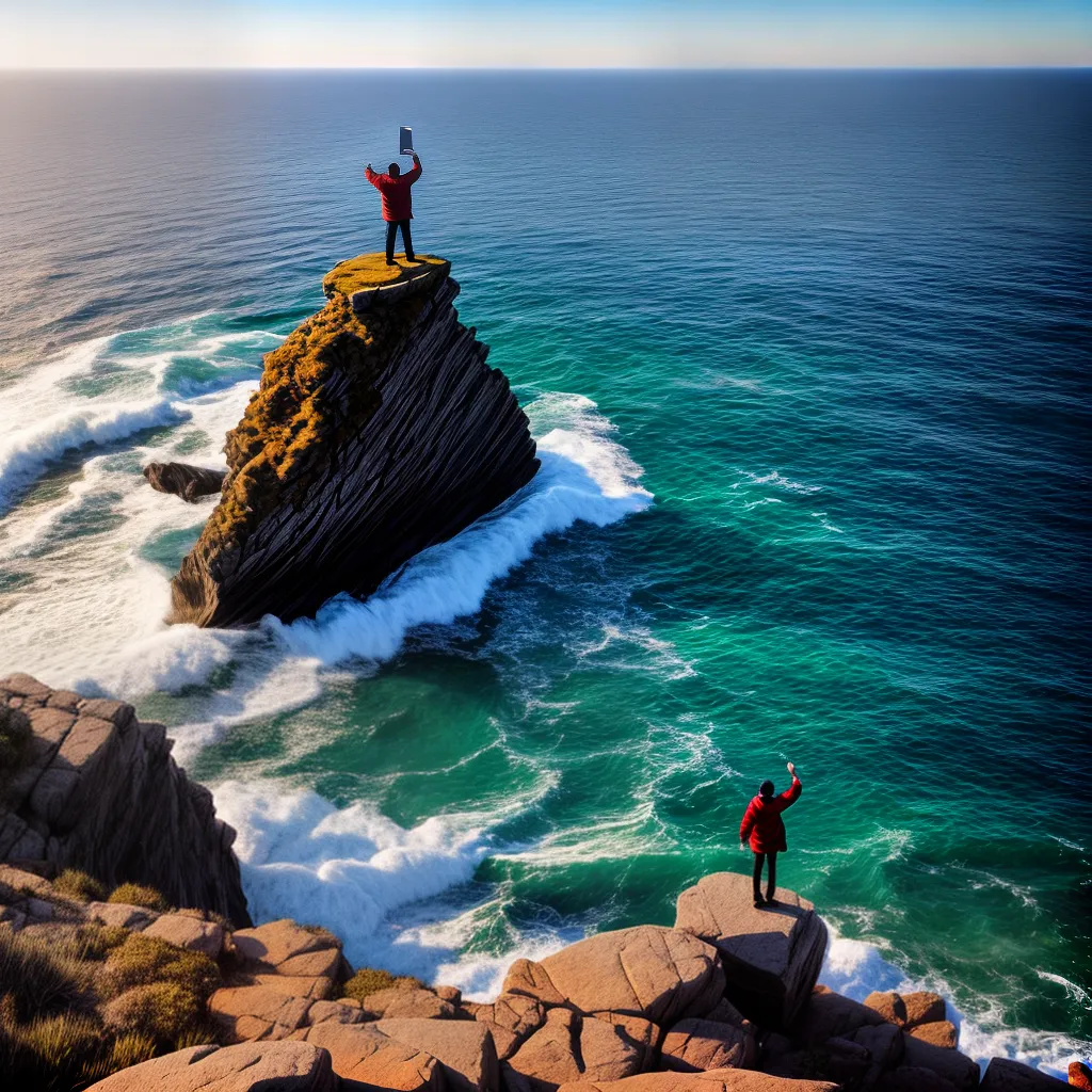 Fotos horizonte rochoso pessoa esperanca
