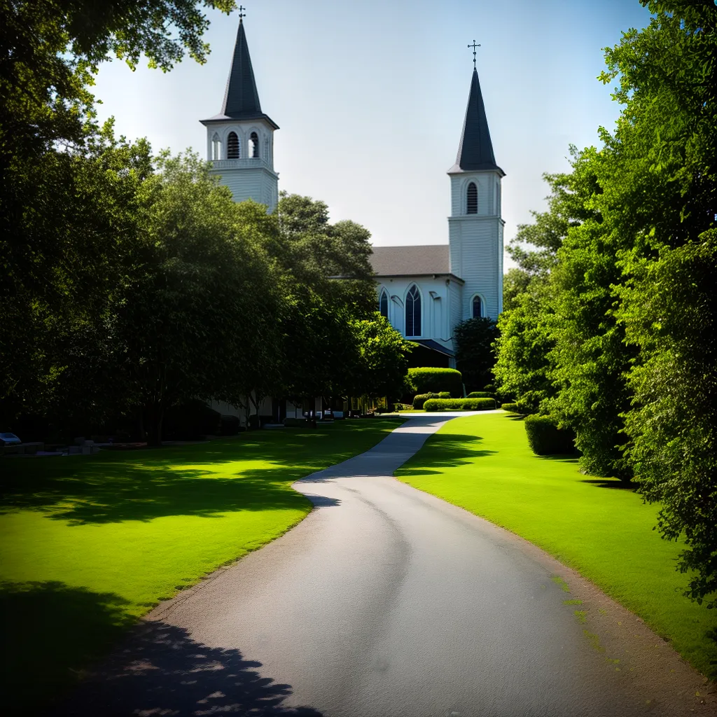 Fotos igreja bairro acessivel verde estacionamento
