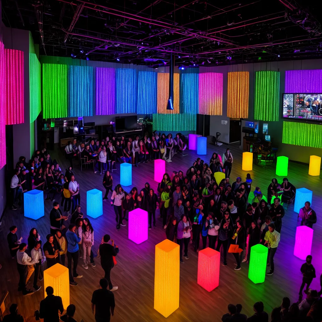 Como criar um ambiente imersivo para jovens na igreja 8 Fotos igreja juventude luzes led conversa