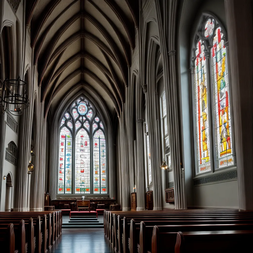 Como a secularização afeta o protestantismo atual 9 Fotos igreja moderna vidro cadeiras