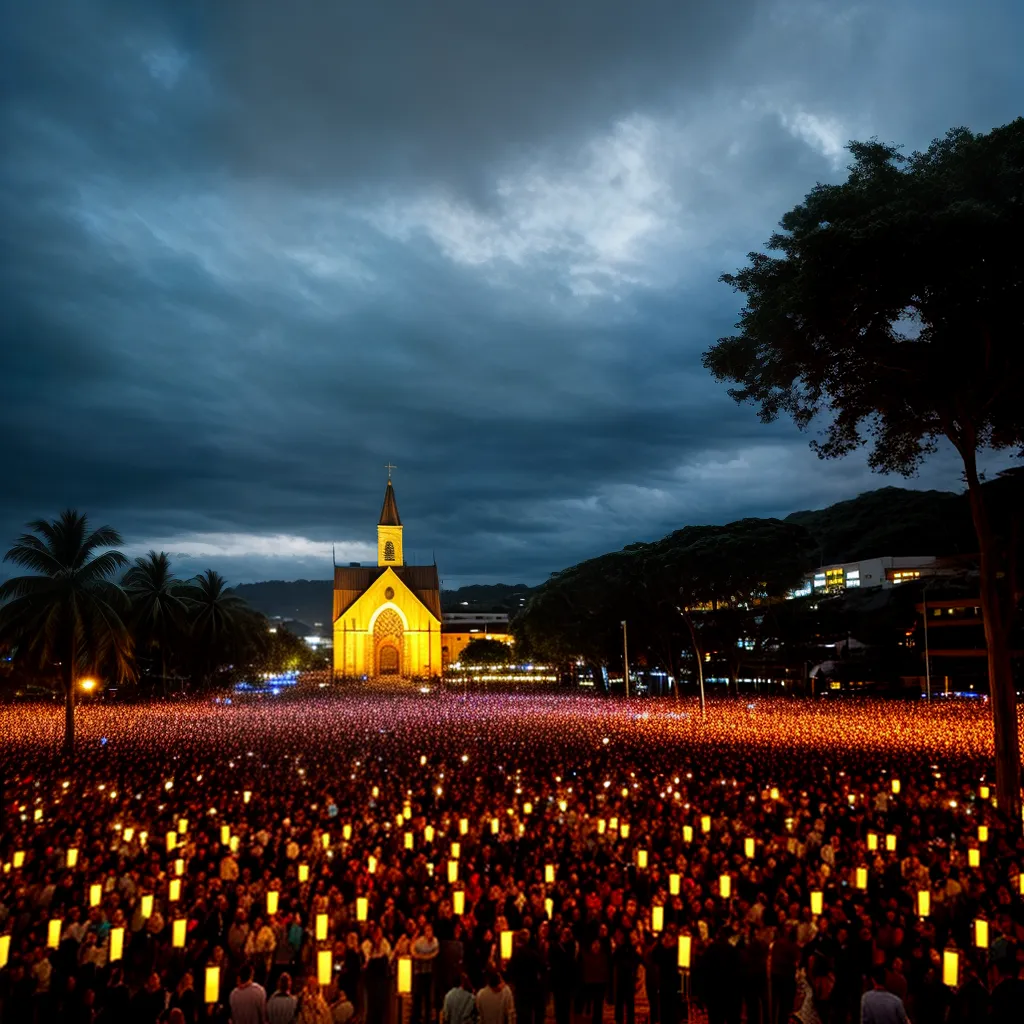 Por que o neopentecostalismo está ganhando espaço no Brasil 7 Fotos igreja neon milagres multidao