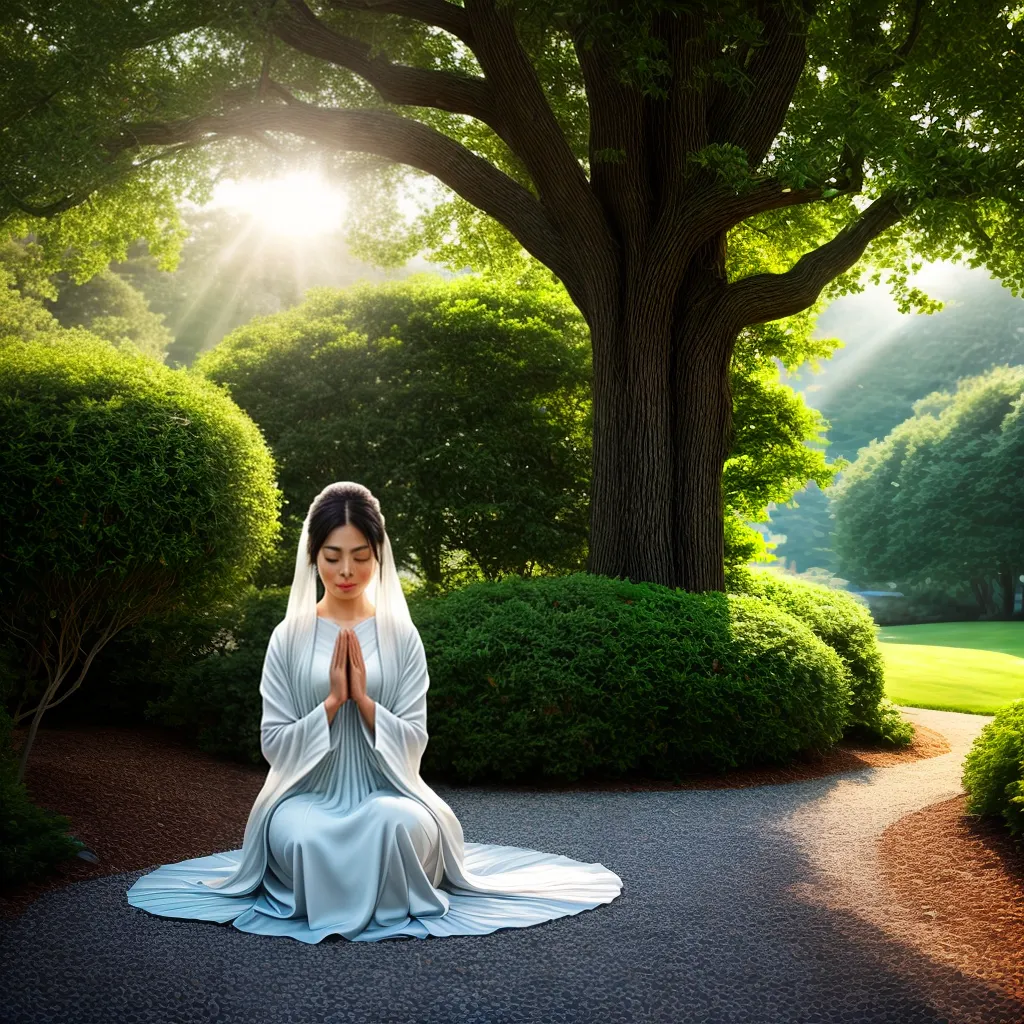 Por que confiar em Deus é a chave para a paz interior 8 Fotos jardim oracao serenidade raios sol