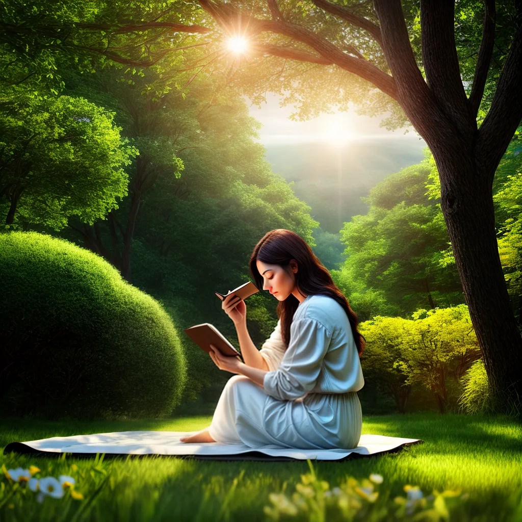 Descubra como ter uma REFLEXÃO diária com Deus. 6 Fotos jardim paz oracao meditacao