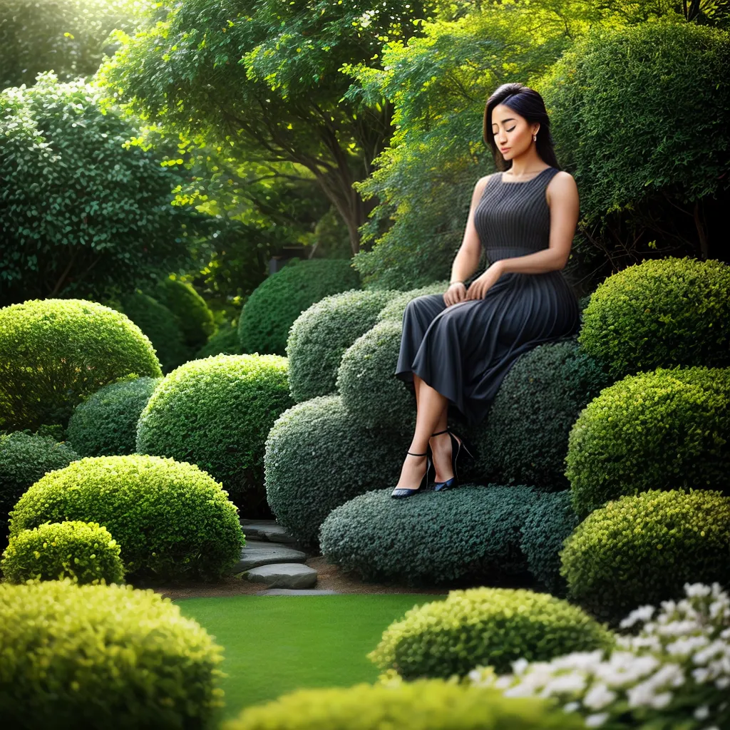 Como Descansar na Presença de Deus e Relaxar em Paz. 7 Fotos jardim sereno paz respirar flores