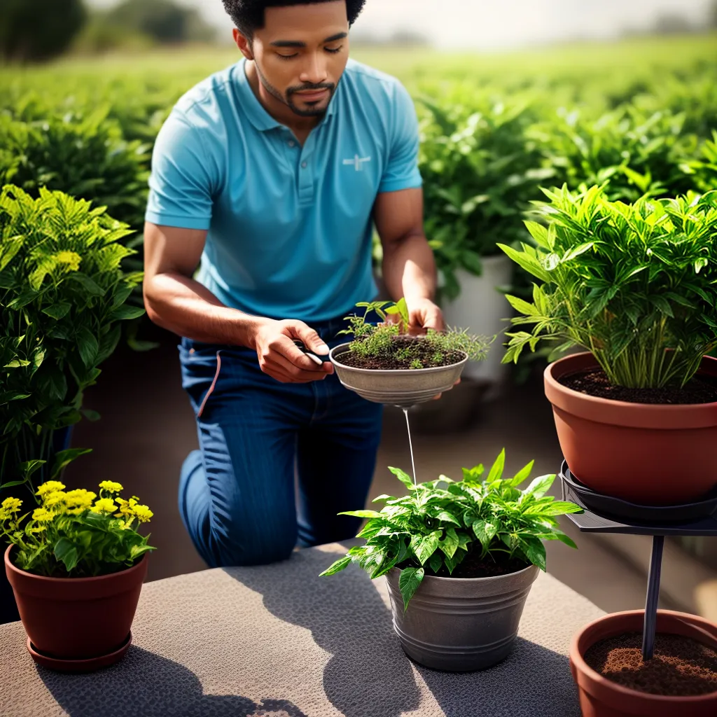 Como cultivar a Unção em sua vida cristã 6 Fotos jardineiro cuidando planta anointing cristao