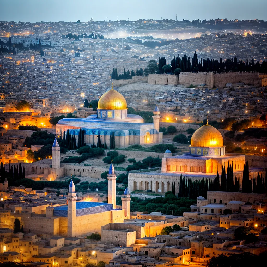 Fotos jerusalem mesquitas murallas colinas ceu