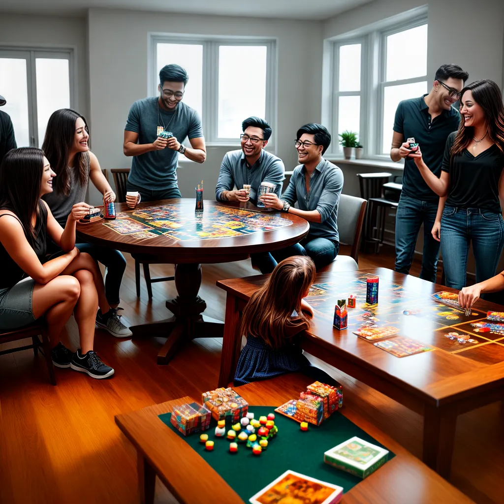 Fotos jogo amigos mesa sorrisos competicao
