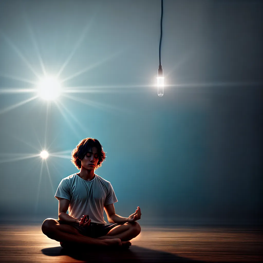 Fotos jovem igreja mente calma meditacao respiracao fidget