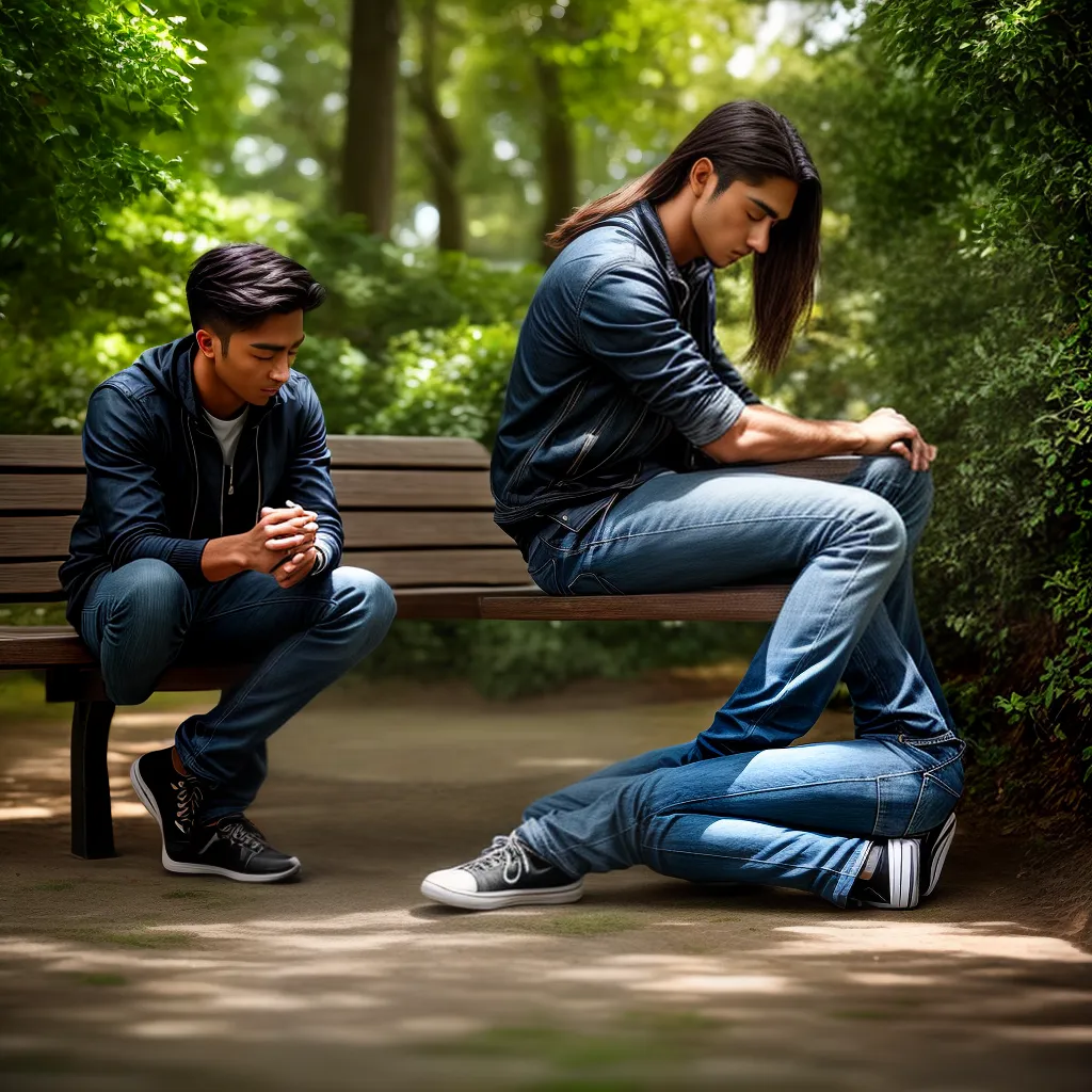 Fotos jovem oracao parque adolescentes