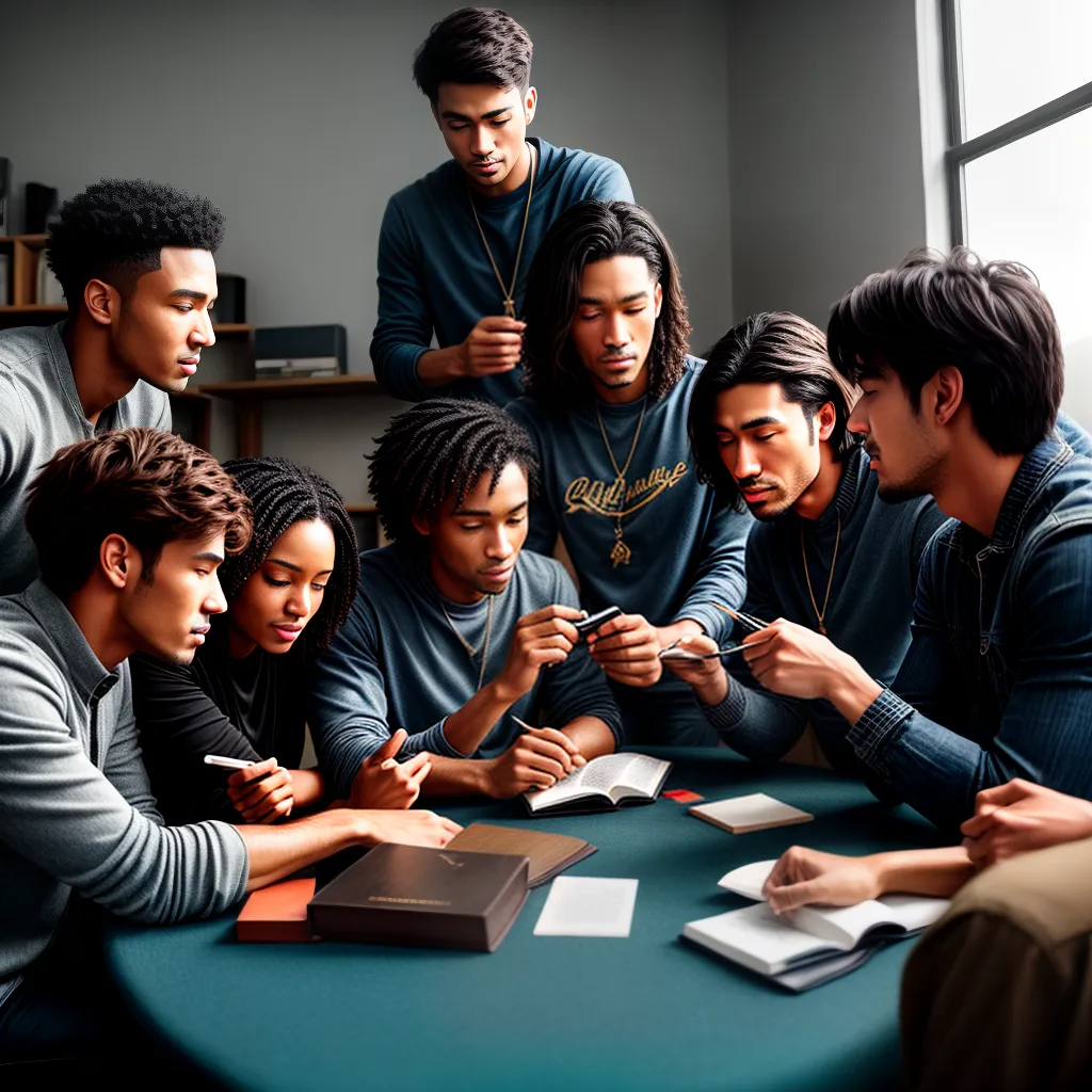 A importância da educação cristã na juventude. 9 Fotos jovens discussao biblia comunidade