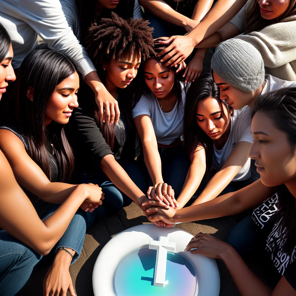 Juntas em Cristo - A importância das articulações espirituais para a saúde mental e emocional dos jovens. 7 Fotos jovens oracao cristo comunidade