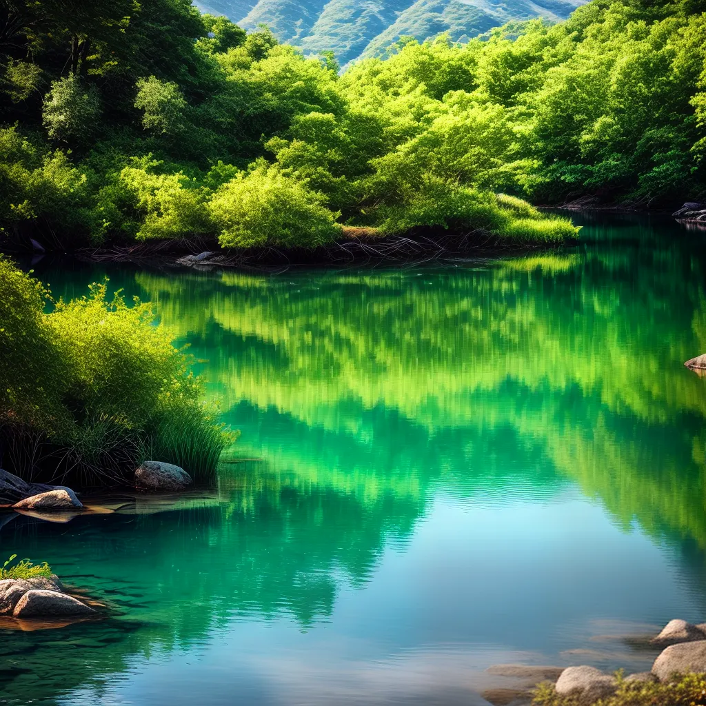 Como alcançar a santidade através da pureza e moderação. 8 Fotos lago cristalino montanhas verde pureza