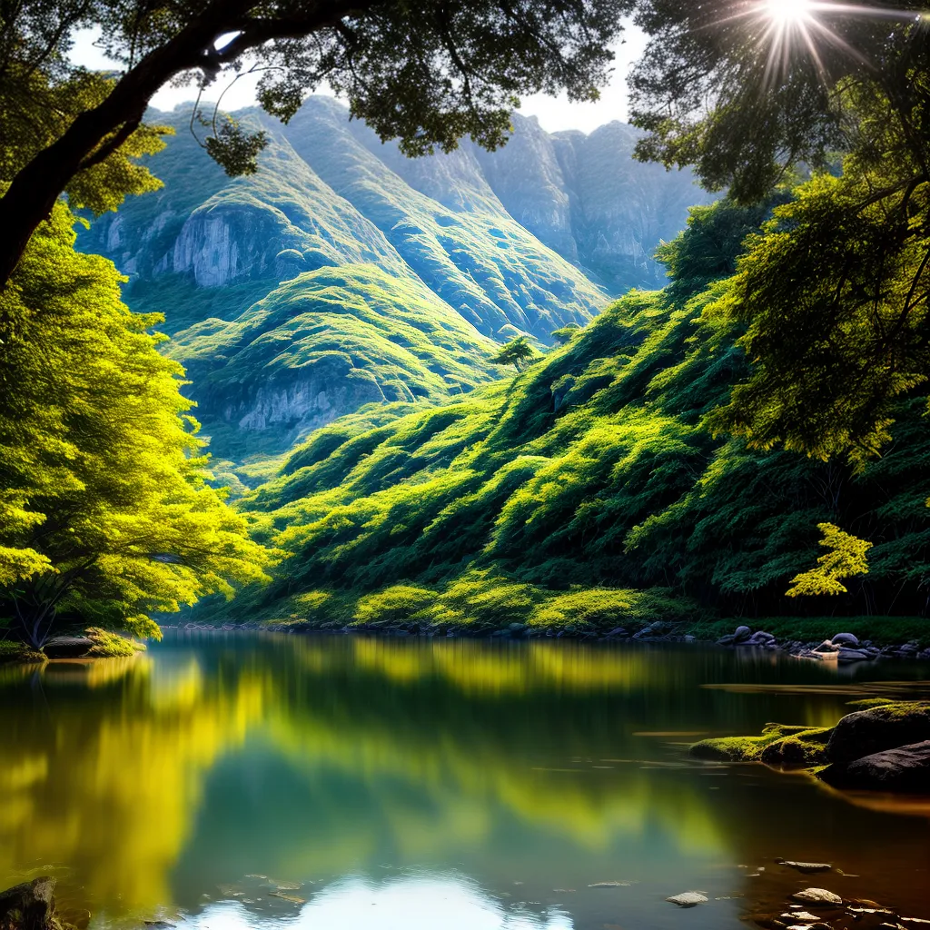 Fotos lago meditacao serenidade espiritualidade